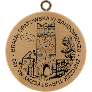 483 - świętokrzyskie<br>Brama Opatowska w Sandomierzu