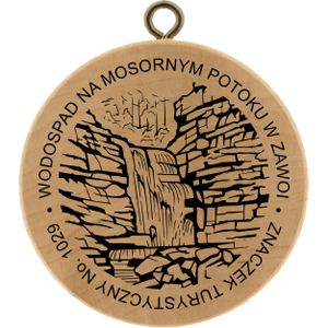 1029 - małopolskie<br>Wodospad na Mosornym Potoku w Zawoi
