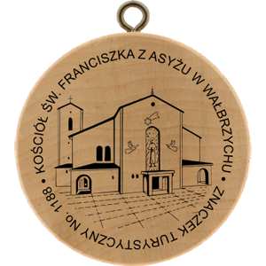 1188 - dolnośląskie<br>Kościół św. Franciszka z Asyżu w Wałbrzychu