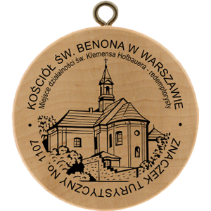 1107 - mazowieckie<br>Kościół św. Benona w Warszawie